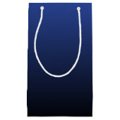 青王室の黒グラデーション スモールペーパーバッグ (正面)