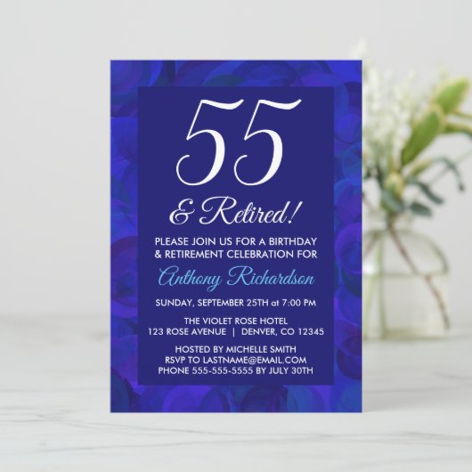 青王室の55および除退職した外パーティー投資額 招待状 (スタンド正面)