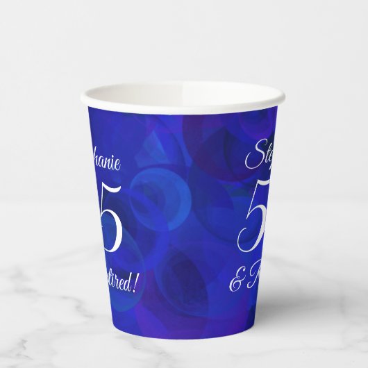 青王室の55と除退職した職パーティー 紙コップ (左)