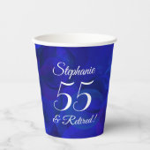 青王室の55と除退職した職パーティー 紙コップ (正面)