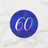 青王室の60と除退職した職パーティー コンフェッティ (スモール正面)