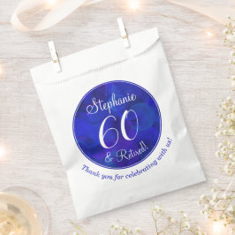 青王室の60と除退職した職パーティー フェイバーバッグ