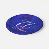 青王室の60と除退職した職パーティー ペーパープレート (アングル)