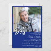 青王室の60番目の誕生日写真 招待状 (正面)