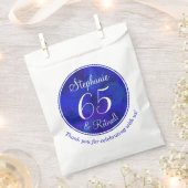 青王室の65と除退職した職パーティー フェイバーバッグ (クリップ留めされた状態)