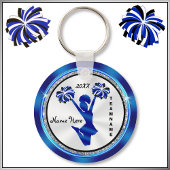 青王室の、白、黒のチアリーティングキーホルダー キーホルダー