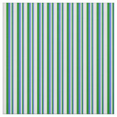 青王室の、緑、および淡いシアンの線 ファブリック (見本)