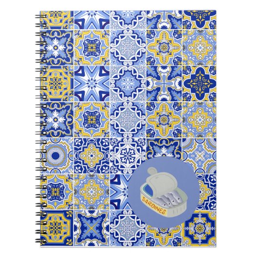 青瓦とイワシ ノートブック (正面)