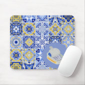 青瓦とイワシ マウスパッド (マウス)
