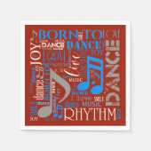 青生まれ/白/任意の色ID277 スタンダードカクテルナプキン (正面)