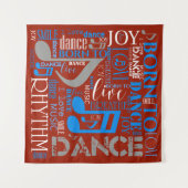 青生まれ/白/任意の色ID277 タペストリー (正面(横))