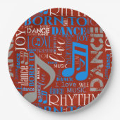 青生まれ/白/任意の色ID277 ペーパープレート (正面)