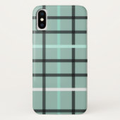 青男らしとグレーのプレイドiPhone / iPadケース Case-Mate iPhoneケース (裏面)