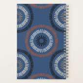 青男女兼用いモノグラムのフルネーム ノートブック (裏面)