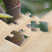 青白い冠を持つ雀 ジグソーパズル (側面)