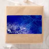 青白い冬の松 ラベル (インサイチュ)