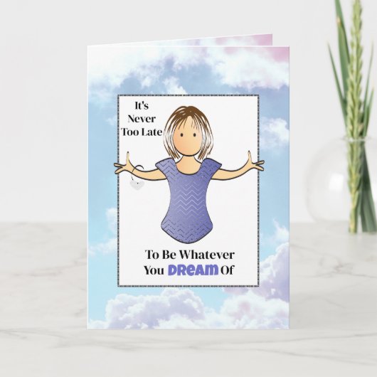 青白い女おもしろいのことわざ60誕生日 カード (正面)