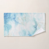 青白い空の雲芸術的 バスタオルセット (ハンドタオル)