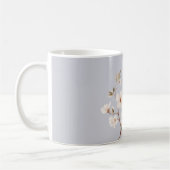 青白い花 コーヒーマグカップ (左)