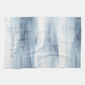 青白い雪 キッチンタオル (横)