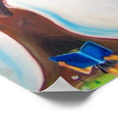 青白い魔法をかけられた ポスター (角)