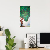 青白い魔法をかけられた ポスター (ホームオフィス)