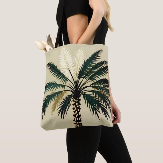 青白い トートバッグ (クローズアップ)