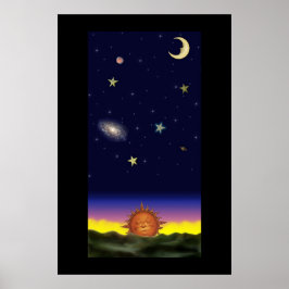 青白い ポスター