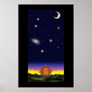 青白い ポスター