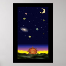 青白い ポスター