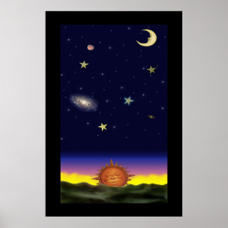 青白い ポスター