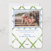 青白とシノワジェリーの緑,大千年 シーズンカード (裏面)