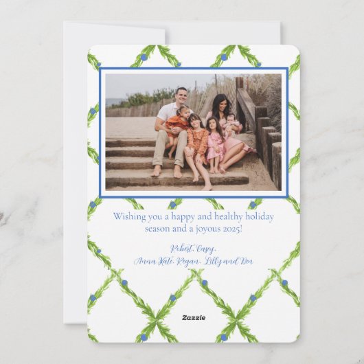 青白とシノワジェリーの緑，大千年 シーズンカード (裏面)