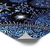 青白のクリスマスナイト ポスター (角)