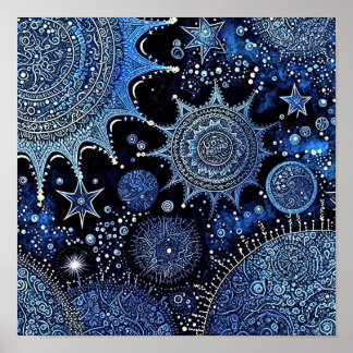 青白のクリスマスナイト ポスター