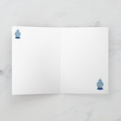 青白のジンジャージャー グリーティング カード (内部)