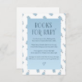 青白のスーツケース 赤ちゃんの本 エンクロージャーカード (正面/裏面)