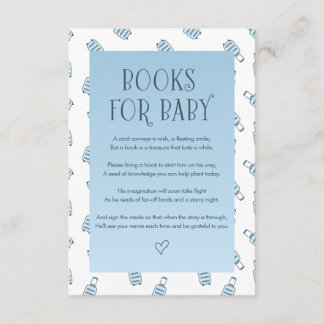 青白のスーツケース 赤ちゃんの本 エンクロージャーカード