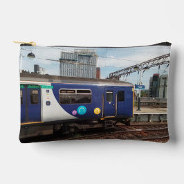 青白の列車 アクセサリーポーチ