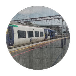 青白の列車 カッティングボード