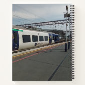 青白の列車 ノートブック (裏面)