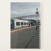 青白の列車 プランナー手帳 (裏面)