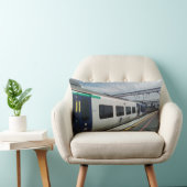 青白の列車 ランバークッション (椅子)