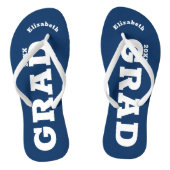 青白の卒業シニアクラス ビーチサンダル (ソール)