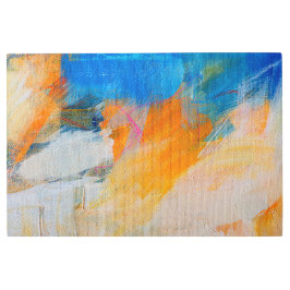 青白の抽象的なリンクツリー背景 メタルアート メタルプリント