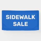 青白の歩道の販売 横断幕 (横)