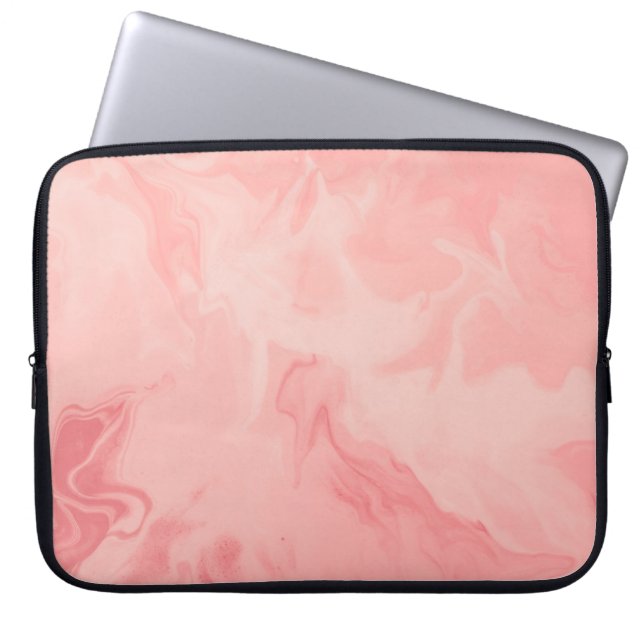 青白の水面 ラップトップスリーブ (正面)