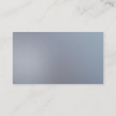 青白の牧師またはディーコン・クロス 名刺 (裏面)