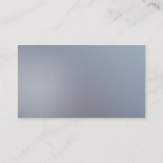 青白の牧師またはディーコン・クロス 名刺 (裏面)