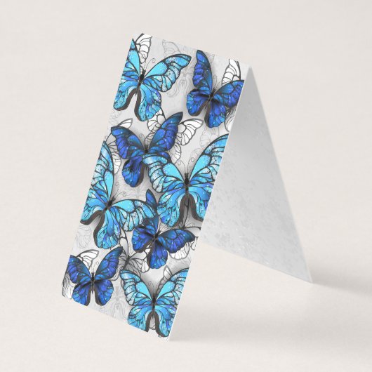 青白の蝶の構成 (裏面)